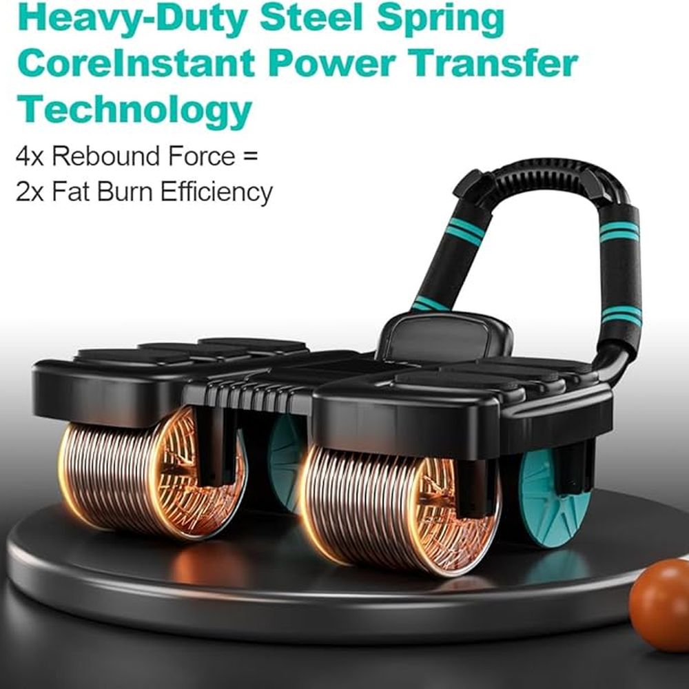 4-Wheel Auto-Rebound Ab Roller — image 3